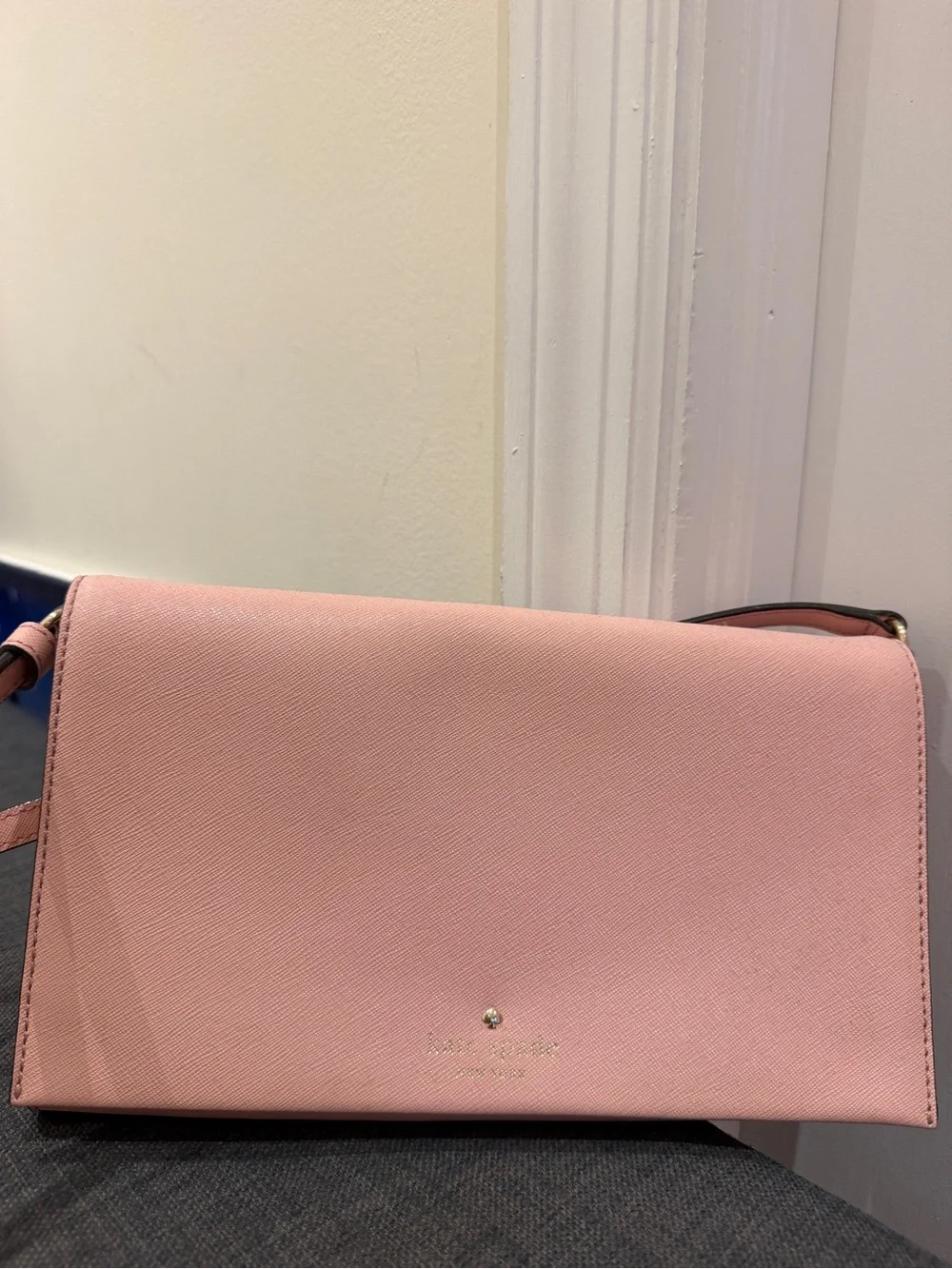 kate spade Blush Pink Saffiano Crossbody Bag
